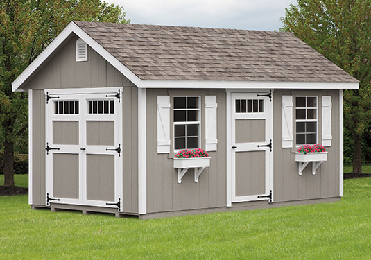 10x14 Classic Wood Storage Sheds