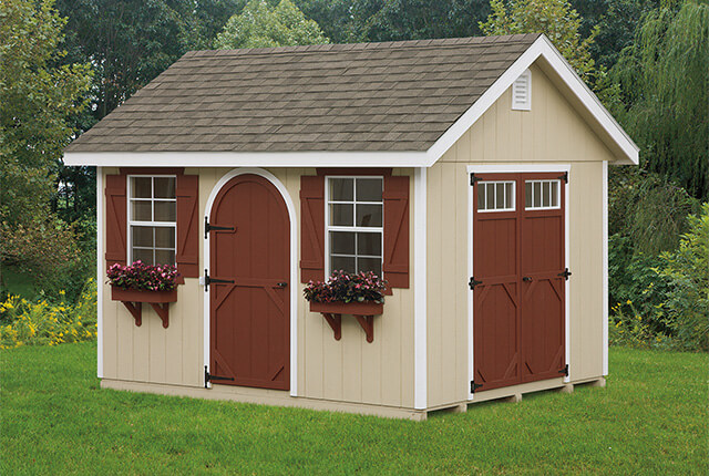 10'x12' Classic with Single Round Top Door